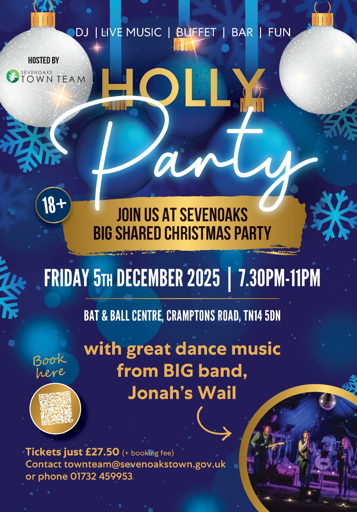 Join us at Sevenoaks Big Shared Christmas Party 