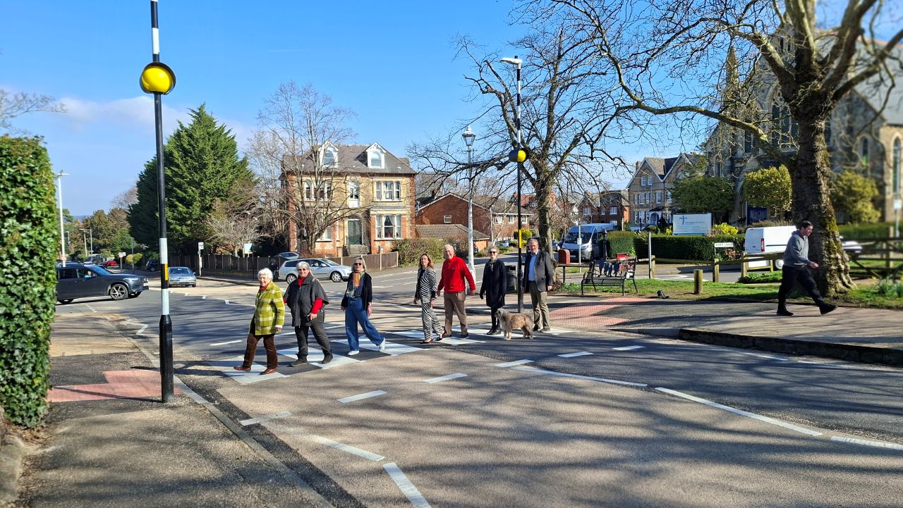 New Zebra Crossing on Dartford Road