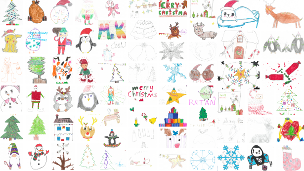 Christmas designs collage