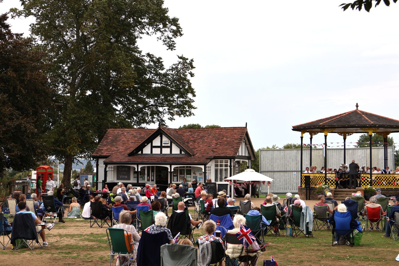 Community at Vine Bandstand concert