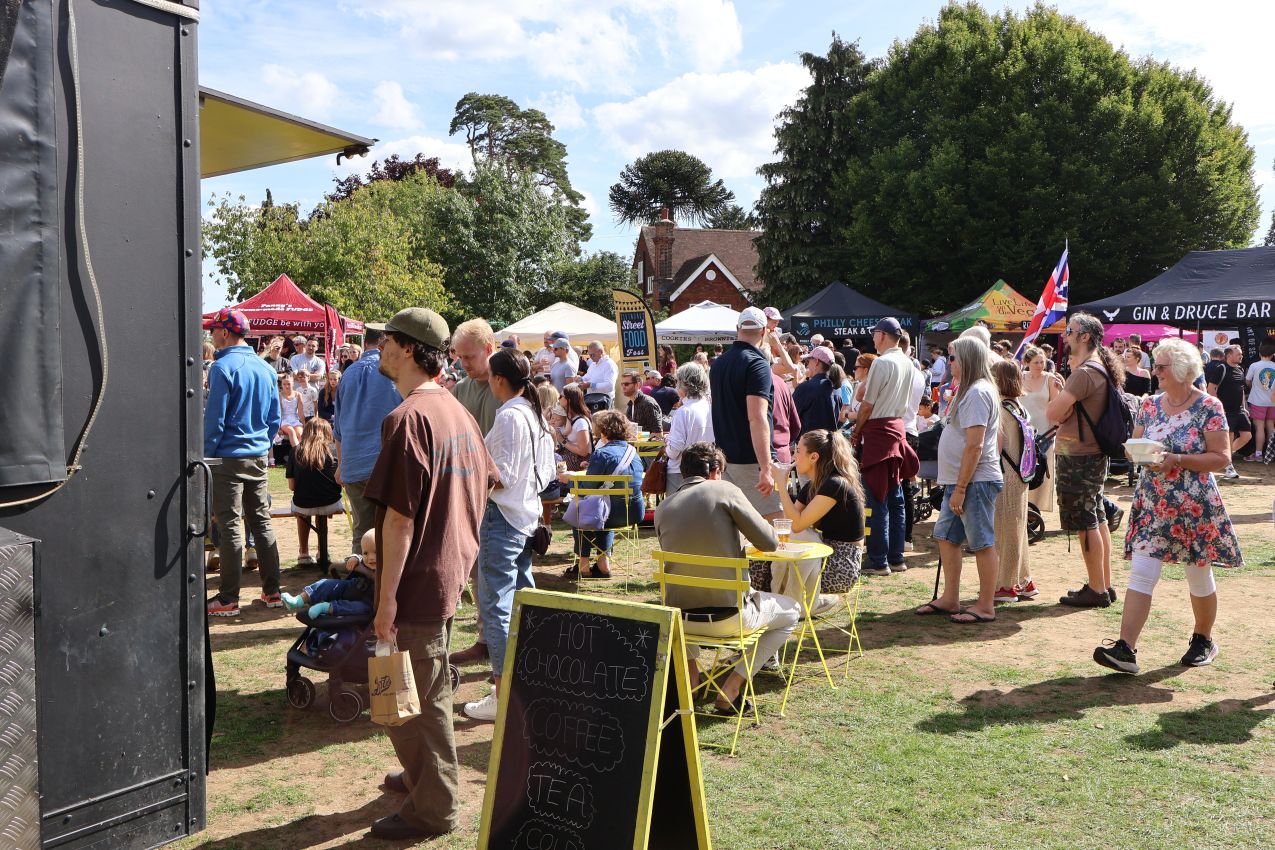Stalls at Street Food Festival