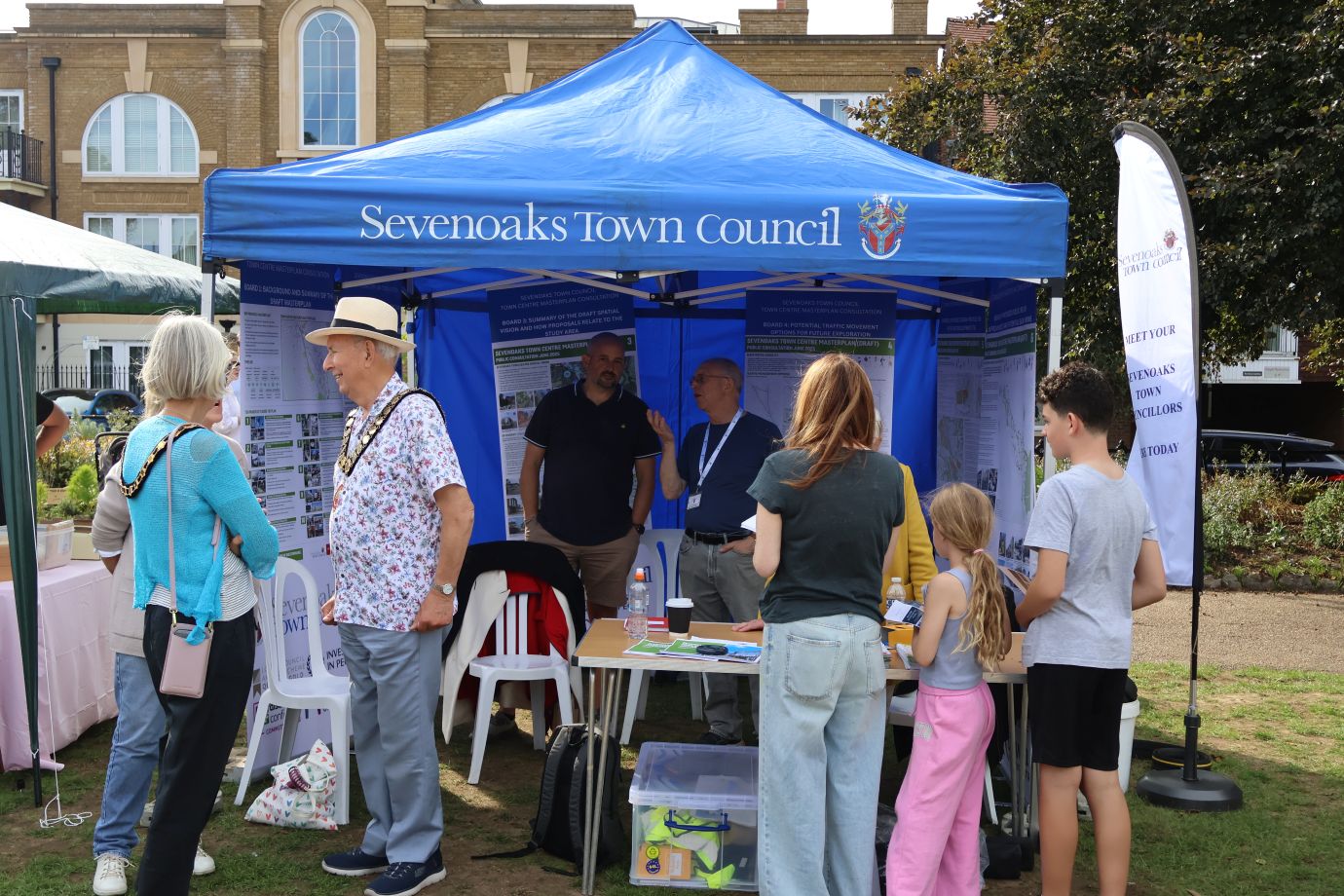 Sevenoaks Town Council stand