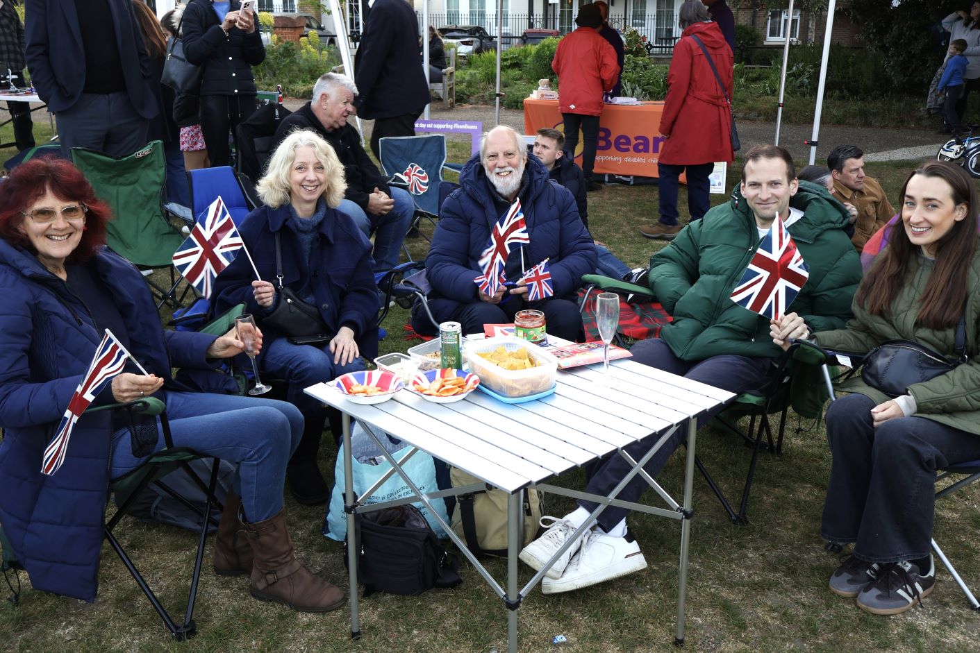 Group with flags