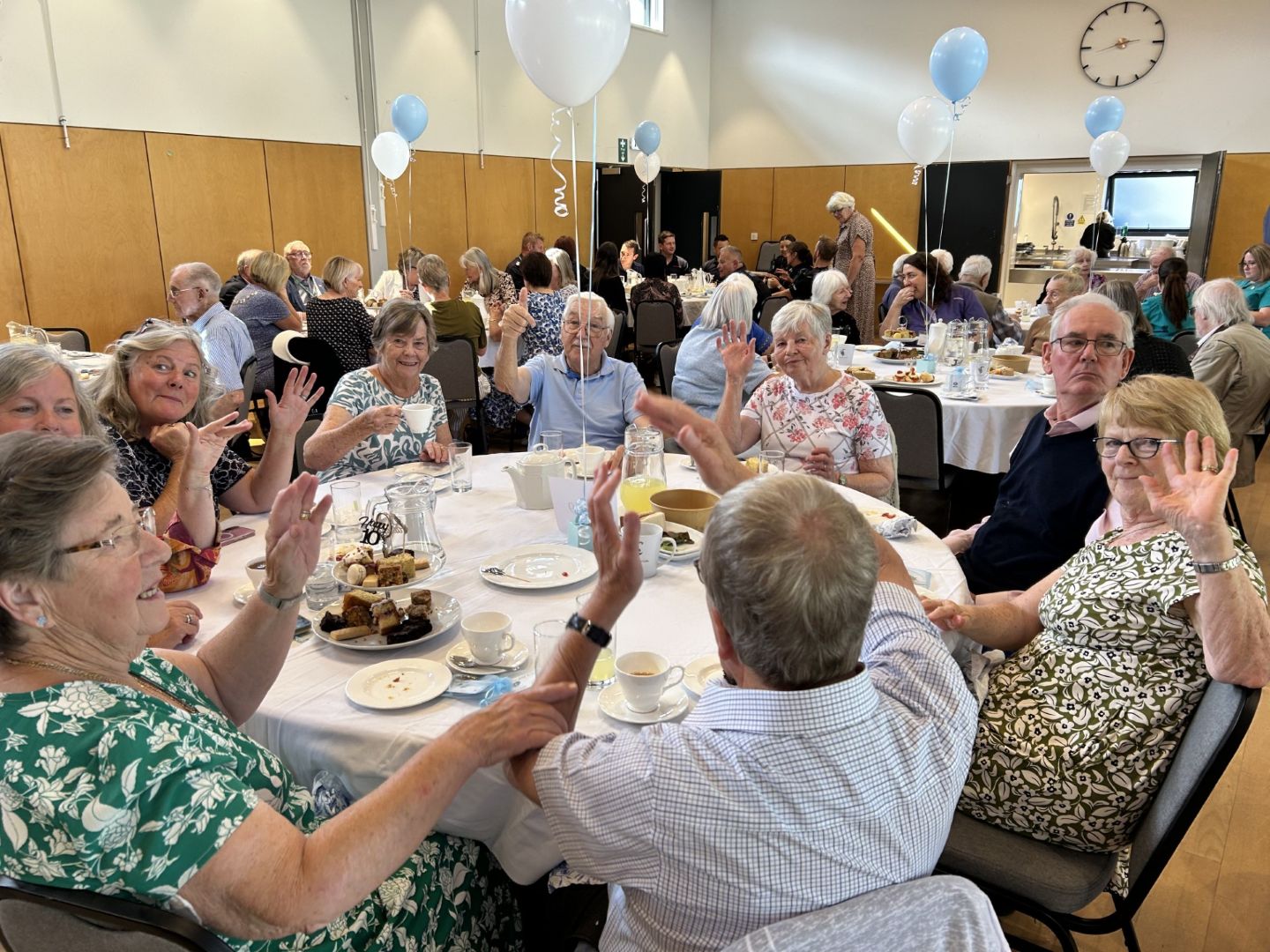 Attendees at anniversary event