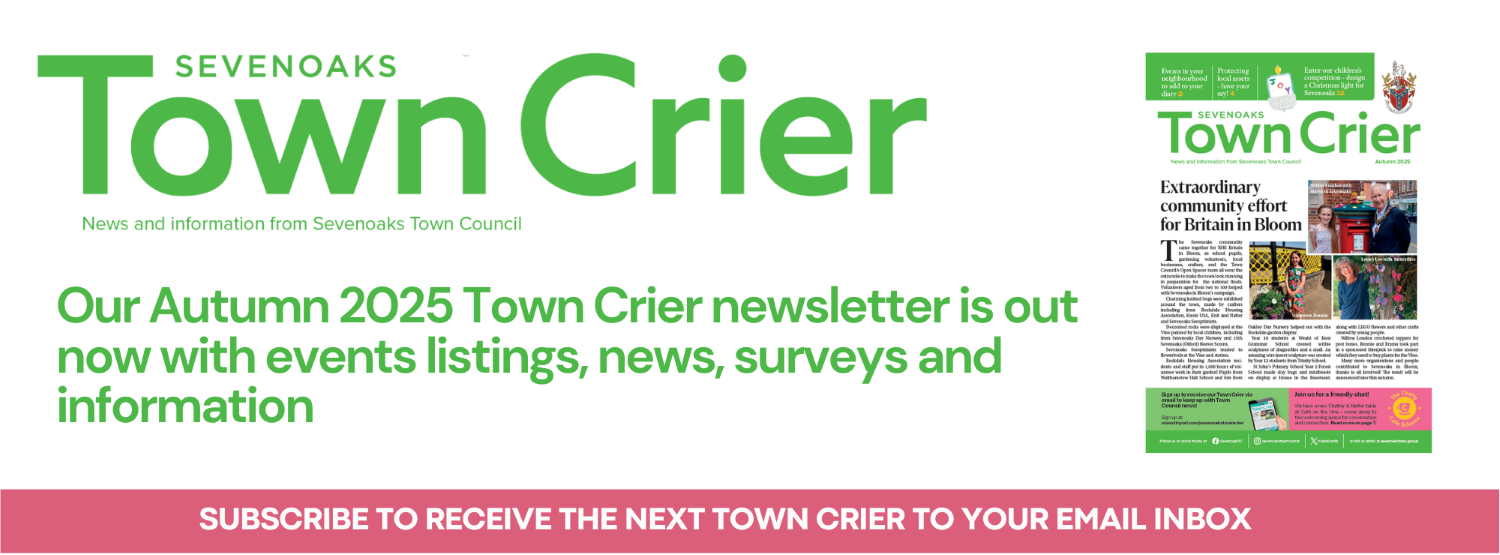 Our Autumn 2025 Town Crier newsletter is out now with events listings, news, surveys and information