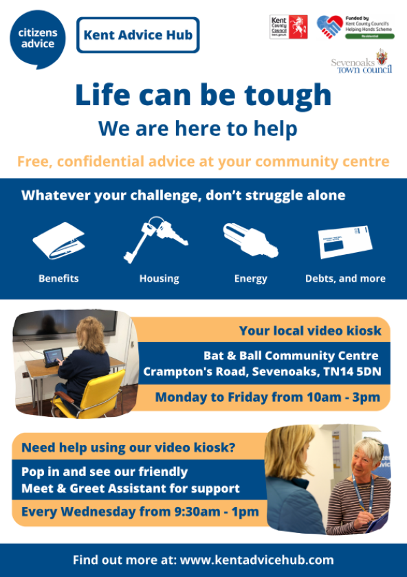 Kent Advice Hub flyer