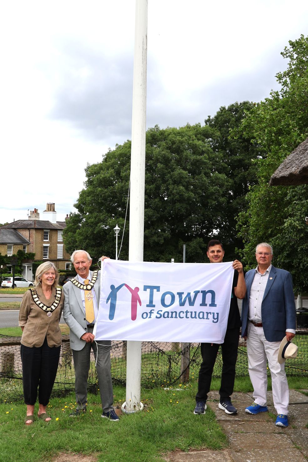 Sevenoaks marks Refugee Week with Town of Sanctuary flag raising and Desperate Journeys experience