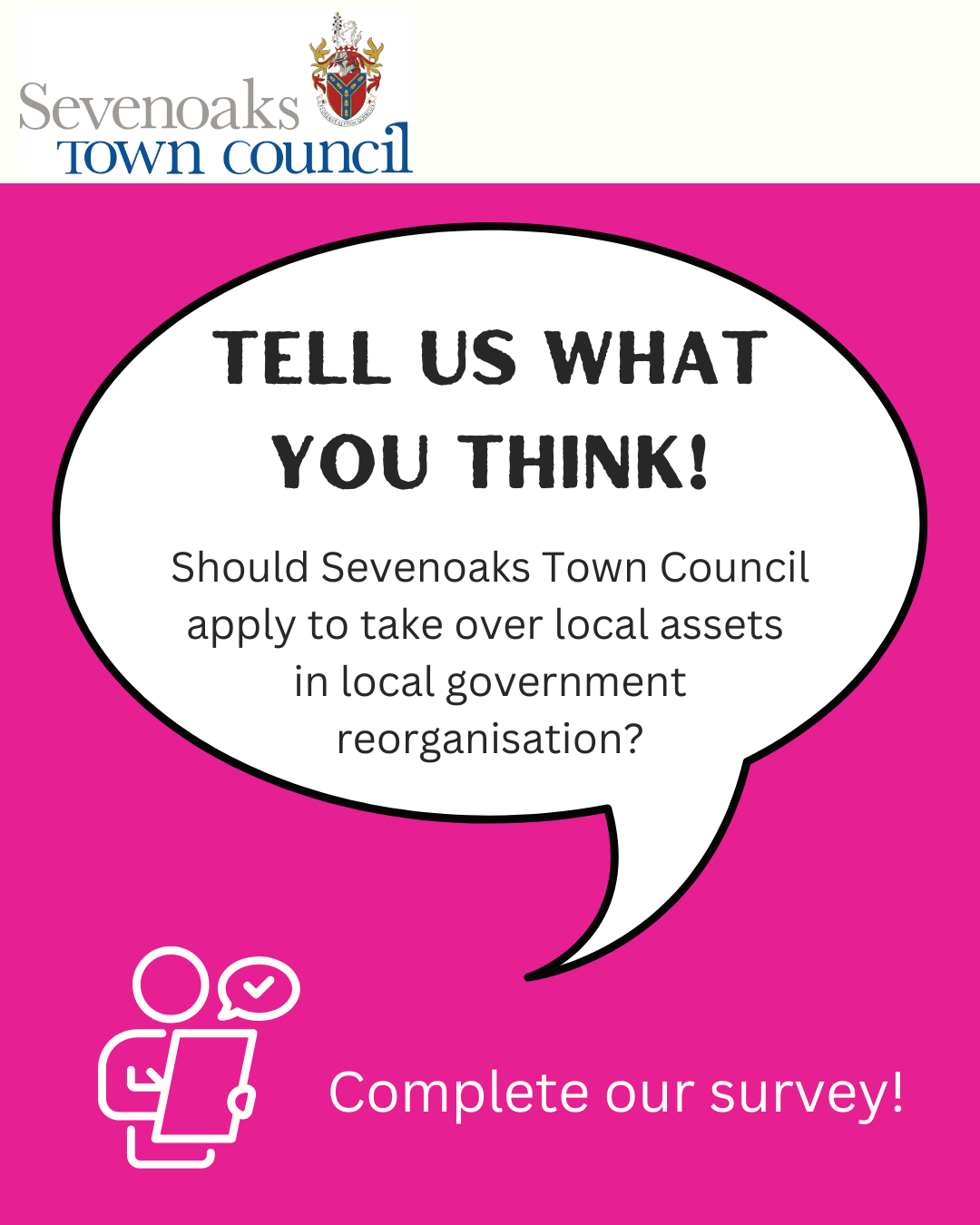 Should Sevenoaks Town Council apply to take over local assets in local government reorganisation?