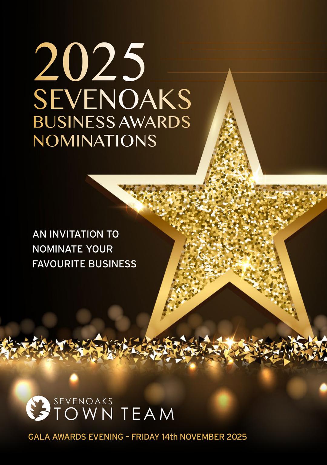 Support your favourite Sevenoaks business - nominate them for a Sevenoaks Business Award 2025!