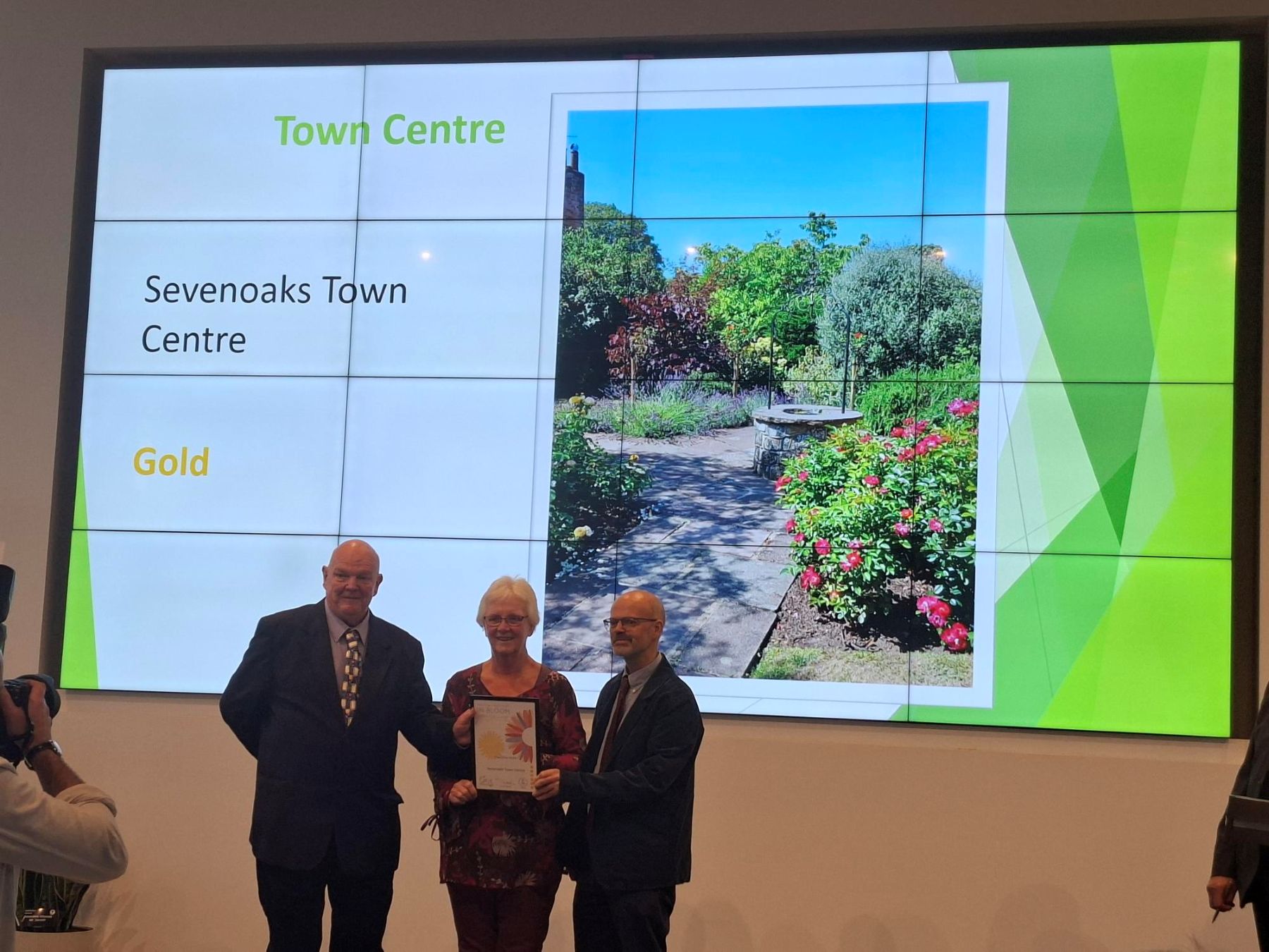 Winning Gold at South & South East in Bloom Awards