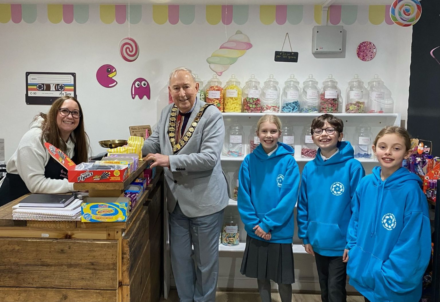 School students step up to support local shops