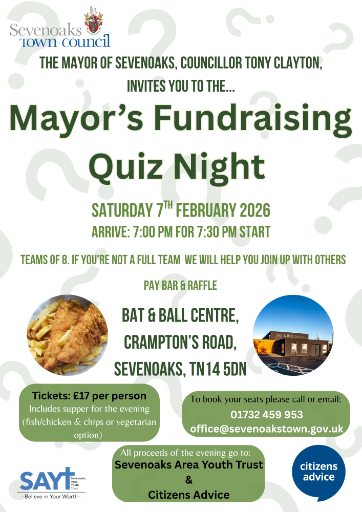 Mayor QUIZ NIGHT poster