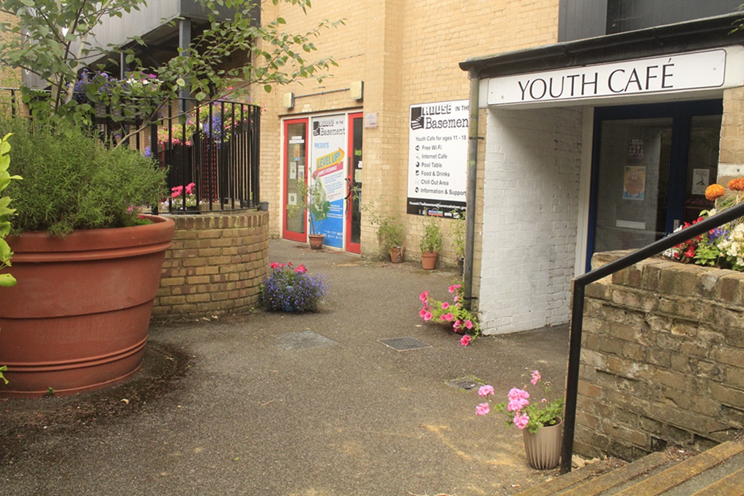 House in the Basement entrance