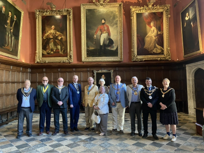 Hosting Mayors from across Kent on a trip to Knole House