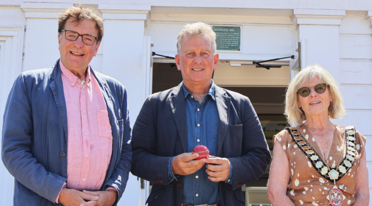 Lord Sackville, Mayor Granville and Hugo Tudor - Peppercorn Rent Ceremony 2026